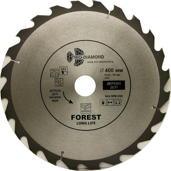Алмазный диск Trio Diamond Forest O400*24T