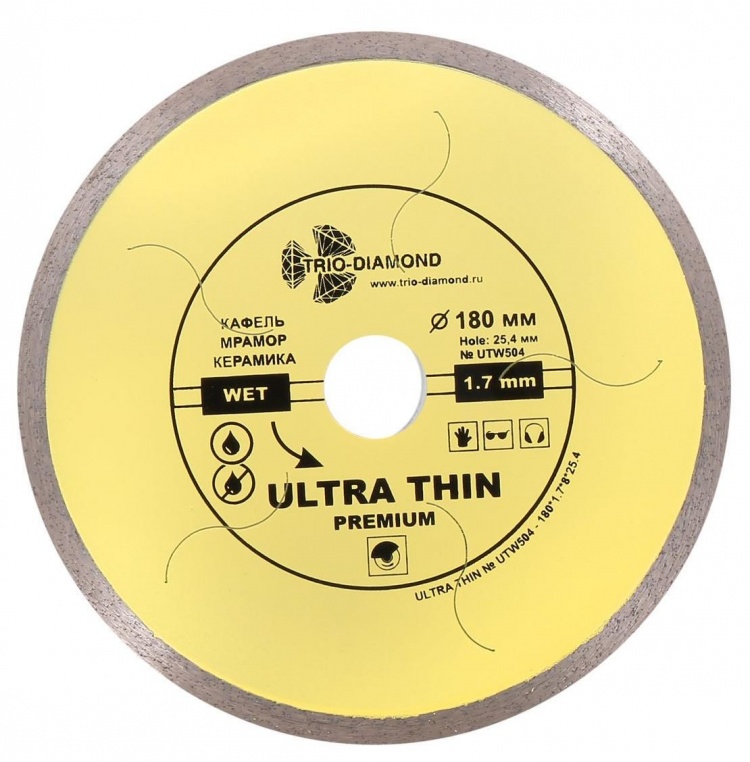Алмазный диск Trio Diamond Ultra Thin O180 мм