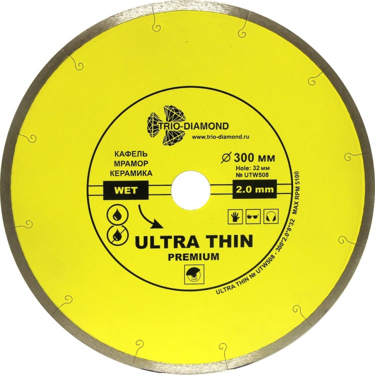 Алмазный диск Trio Diamond Ultra Thin O300 мм