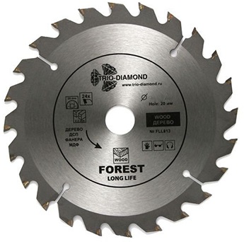 Алмазный диск Trio Diamond Forest O350*24T (50)
