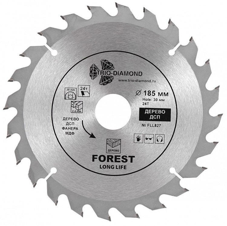 Алмазный диск Trio Diamond Forest O185*24T