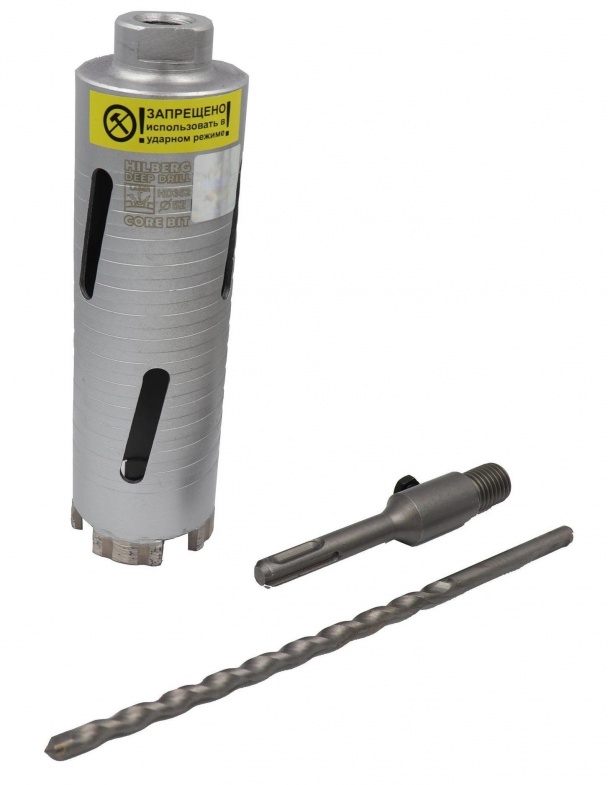 Алмазная коронка Hilberg Laser Deep Drill 52 мм